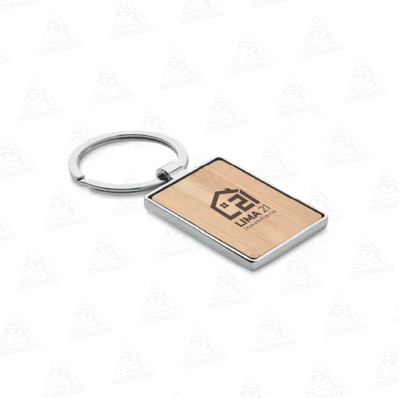 llavero_metalico_rectangular_con_inserto_de_bambu
