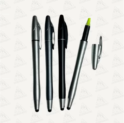 LAPICERO PLÁSTICO CON RESALTADOR + TOUCH GP-6718RT